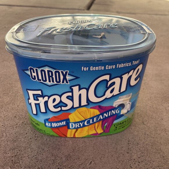 Clorox Fresh Care At Home Dry Cleaning Kit Color Safe 4 Dryer Loads New - Picture 1 of 4